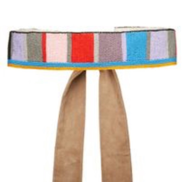 Alice + Olivia Accessories - Alice + Olivia Beaded Multicolor Belt